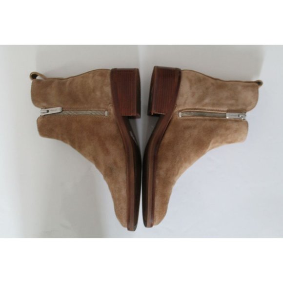 3.1 PHILLIP LIM Alexa Suede Ankle Boots Light Brown Size IT 37/ US 7 - Picture 9 of 12